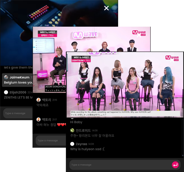 Mwave - K-POP 팬 라이브 채팅